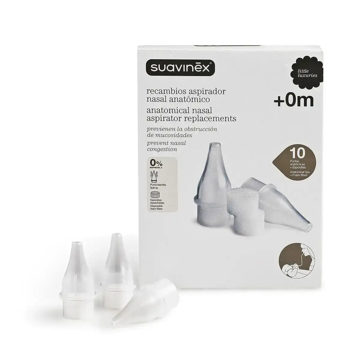 Pieces de rechange aspirateur nasal suavinex 10 unites_4874. Entrez dans l'Univers de DIAYTAR COTE D'IVOIRE - Où Chaque Produit a son Histoire. Explorez notre catalogue et découvrez des trésors qui racontent la riche culture du Côte d'Ivoire.