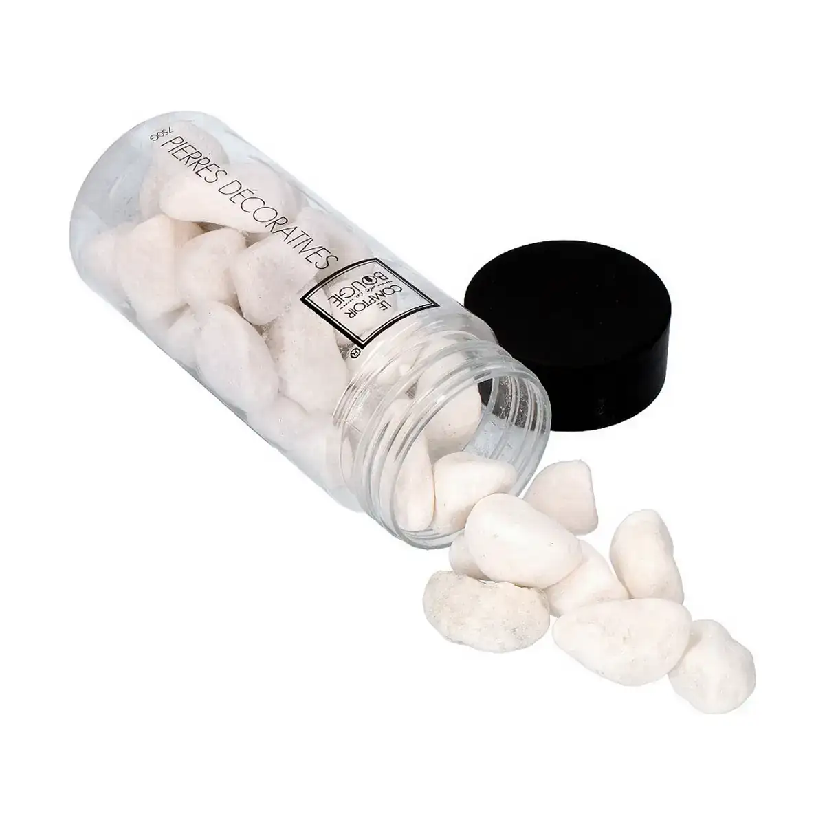 Pierres decoratives atmosphera blanc 750 g_5602. DIAYTAR COTE D'IVOIRE - Là où la Tradition Devient Tendance. Naviguez à travers notre boutique en ligne et choisissez des produits qui allient l'authenticité au contemporain.