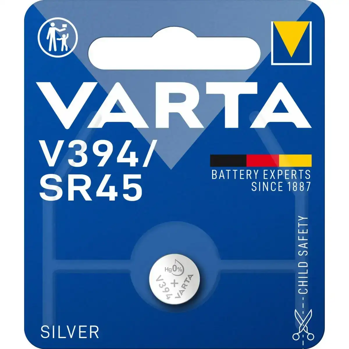 Pile bouton varta silver oxyde d argent 1 55 v sr45_6316. DIAYTAR COTE D'IVOIRE - L'Art de Choisir, l'Art de Vivre. Explorez notre univers de produits soigneusement sélectionnés pour vous offrir une expérience shopping riche et gratifiante.