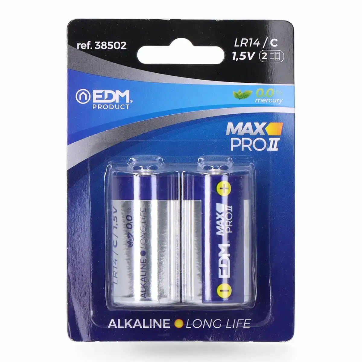 Piles alcalines edm max pro ii long life lr14 1 5 v type c 2 unites _2849. DIAYTAR COTE D'IVOIRE - Où Choisir Devient une Expérience Personnalisée. Explorez notre boutique en ligne pour découvrir des produits qui s'adaptent à votre style et à votre essence.