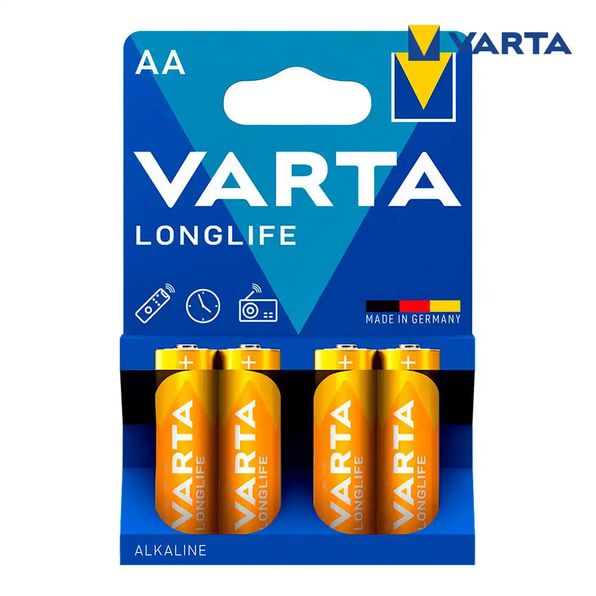 Piles alcalines varta longlife aa 1 5 v 4 unites _9628. DIAYTAR COTE D'IVOIRE - Votre Destination de Shopping Authentique au Côte d'Ivoire. Plongez dans notre boutique en ligne pour découvrir des produits qui célèbrent la riche culture et l'artisanat du pays.