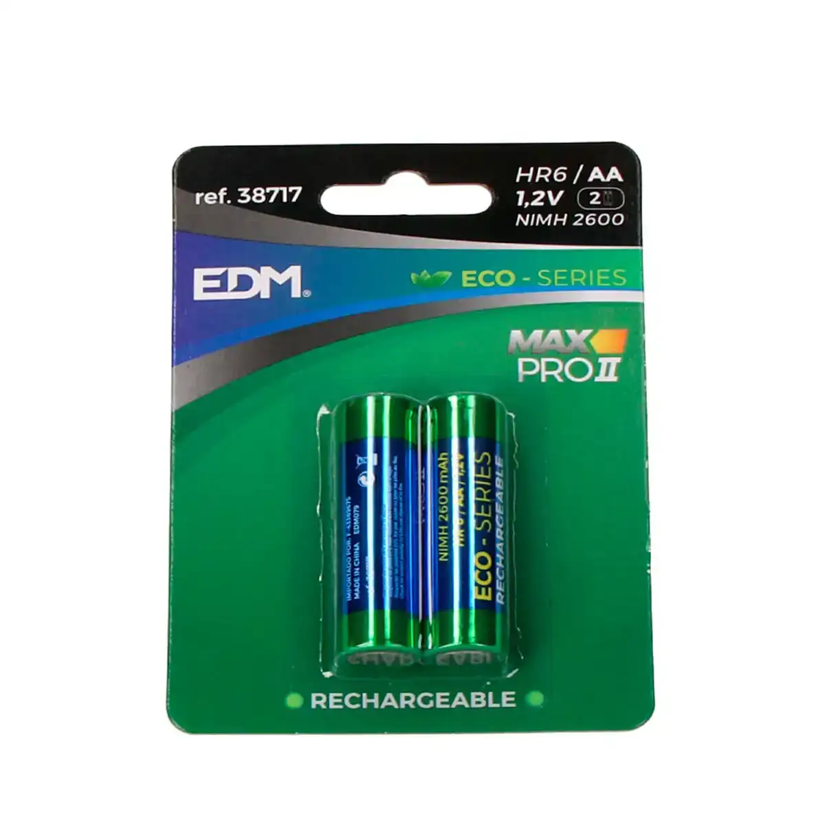 Piles rechargeables edm max pro ii eco series 2600 mah aa hr6 1 2 v 2 unites _5858. Bienvenue dans l'univers captivant de DIAYTAR COTE D'IVOIRE - Votre Plateforme de Shopping Tout-en-Un. Parcourez notre boutique en ligne pour découvrir des produits uniques, allant des articles ménagers aux élégants accessoires de mode.