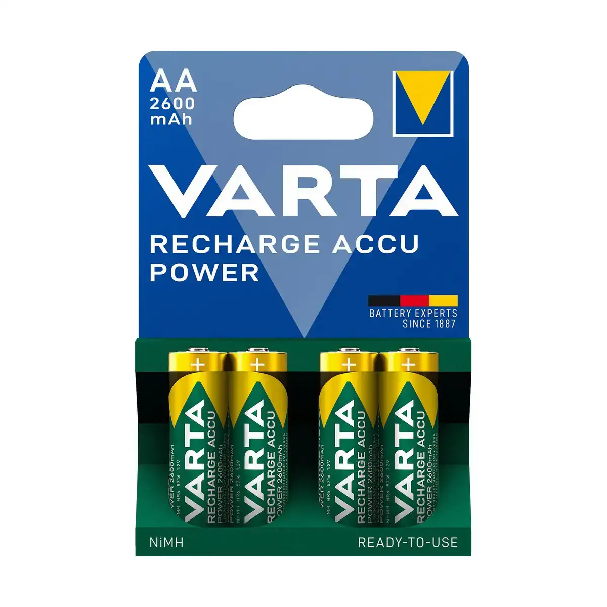Piles rechargeables varta 05716 101 404_9641. DIAYTAR COTE D'IVOIRE - Là où Choisir est une Affirmation de Style. Naviguez à travers notre boutique en ligne et choisissez des produits qui vous distinguent et vous valorisent.