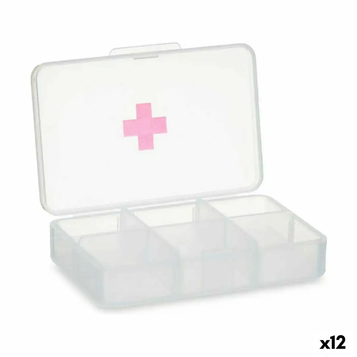 Pilulier avec compartiments transparent plastique 11 5 x 18 x 2 2 cm 12 unites _7077. DIAYTAR COTE D'IVOIRE - Votre Destination Shopping d'Exception. Parcourez nos rayons virtuels et choisissez des produits qui incarnent l'excellence et la diversité.