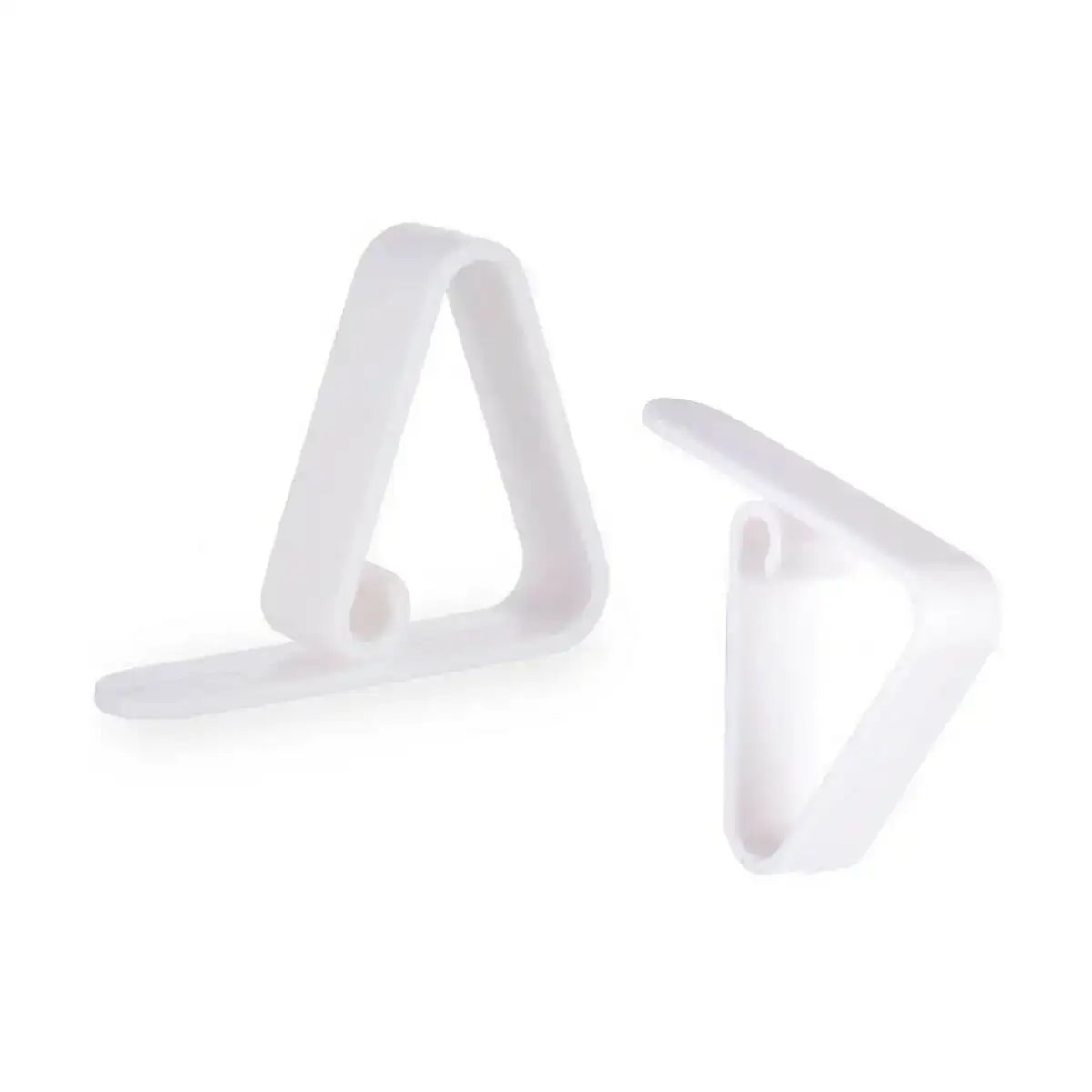 Pince pour nappe blanc plastique 5 5 x 4 5 x 1 5 cm 12 unites _2431. DIAYTAR COTE D'IVOIRE - Où Choisir est un Plaisir. Explorez notre boutique en ligne et choisissez parmi des produits de qualité qui satisferont vos besoins et vos goûts.