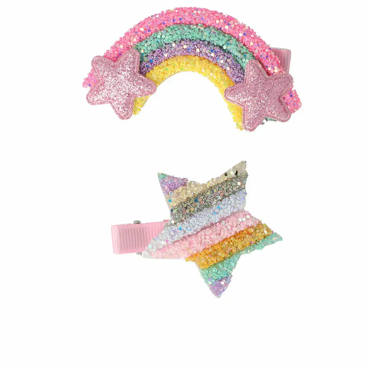 Pinces a cheveux inca etoile arc en ciel 2 unites_2789. DIAYTAR COTE D'IVOIRE - Votre Destinée Shopping Personnalisée. Plongez dans notre boutique en ligne et créez votre propre expérience de shopping en choisissant parmi nos produits variés.