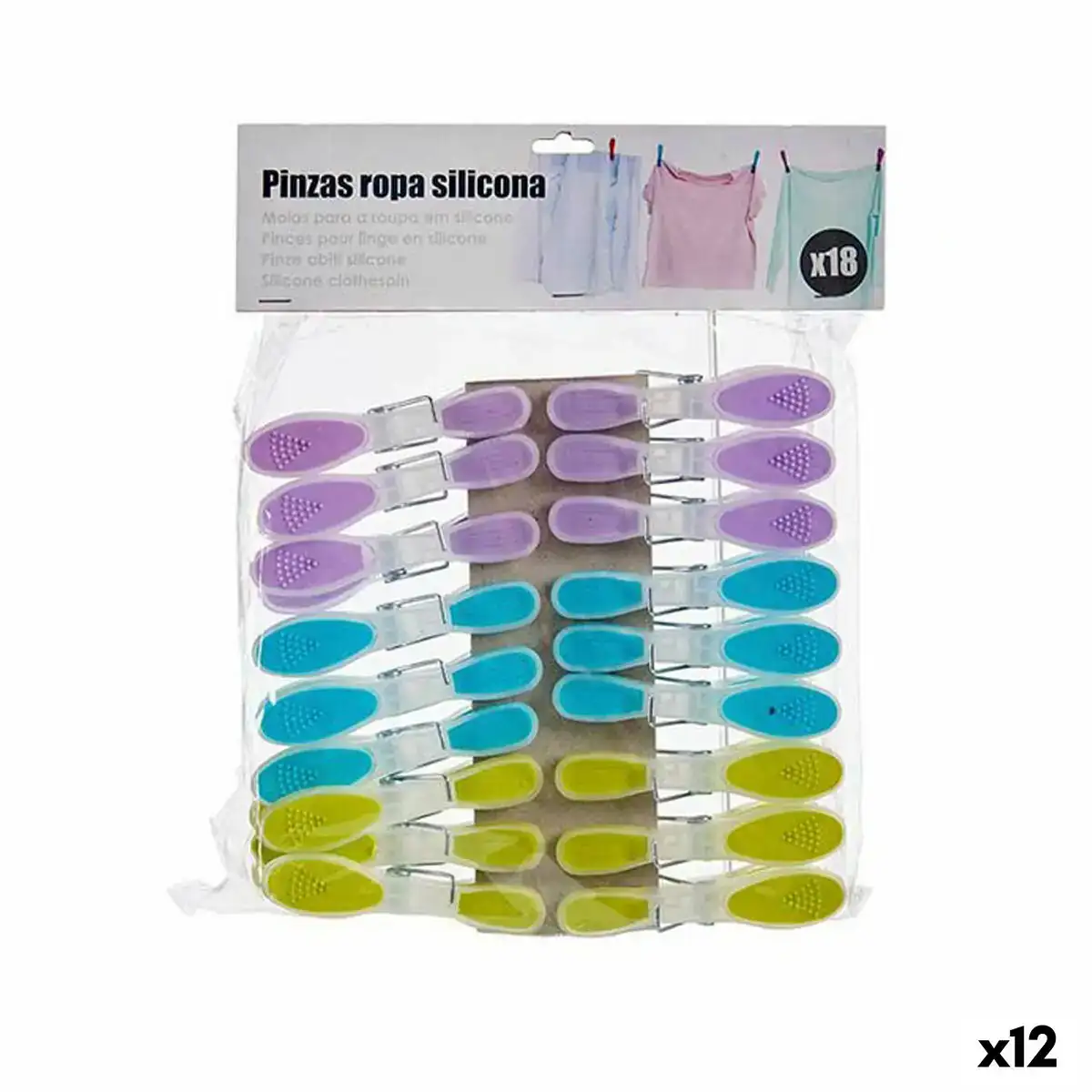 Pinces a linge multicouleur metal silicone plastique 12 unites _7554. Entrez dans l'Univers de DIAYTAR COTE D'IVOIRE - Où le Choix Rencontre l'Authenticité. Explorez nos rayons virtuels et trouvez des produits qui incarnent la richesse de notre culture.