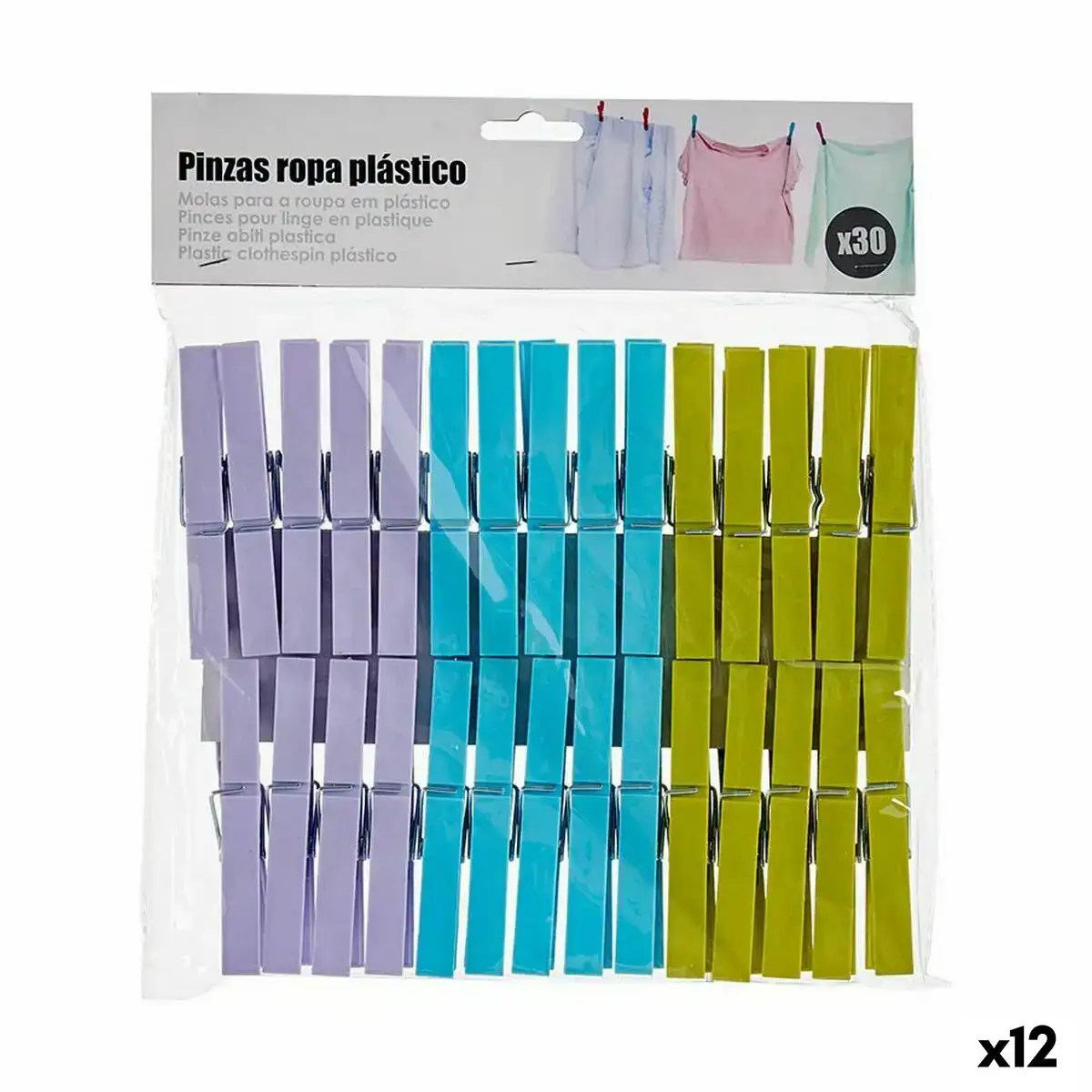 Pinces a linge multicouleur plastique 12 unites_4426. DIAYTAR COTE D'IVOIRE - Votre Plaisir Shopping à Portée de Clic. Explorez notre boutique en ligne et trouvez des produits qui ajoutent une touche de bonheur à votre vie quotidienne.
