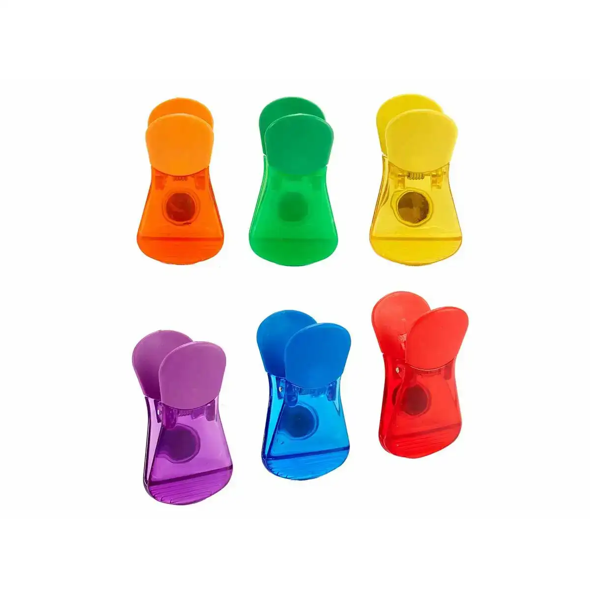 Pinces de cuisine aimant rouge violet bleu orange vert jaune plastique_1398. DIAYTAR COTE D'IVOIRE - Votre Boutique en Ligne, Votre Identité. Naviguez à travers notre plateforme et choisissez des articles qui expriment qui vous êtes et ce que vous chérissez.
