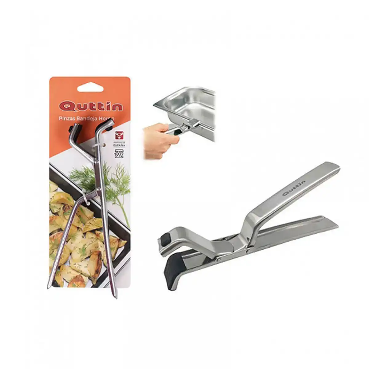 Pinces de cuisine quttin plateau pour four acier inoxydable 19 x 7 2 x 2 6 cm _9072. Entrez dans l'Univers de DIAYTAR COTE D'IVOIRE - Où Chaque Produit a son Éclat Unique. Explorez notre gamme variée et choisissez des articles qui illuminent votre quotidien.