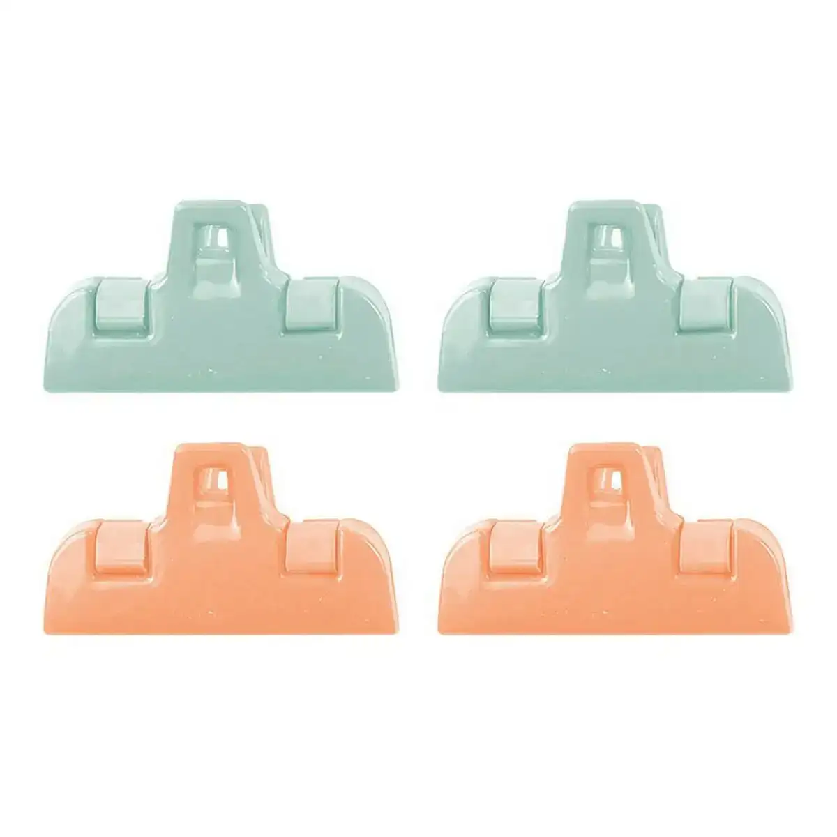 Pinces ferme sacs 4 pcs _9896. DIAYTAR COTE D'IVOIRE - Où Choisir est un Acte d'Amour pour le Côte d'Ivoire. Explorez notre boutique en ligne et choisissez des articles qui célèbrent la culture et l'artisanat du pays.