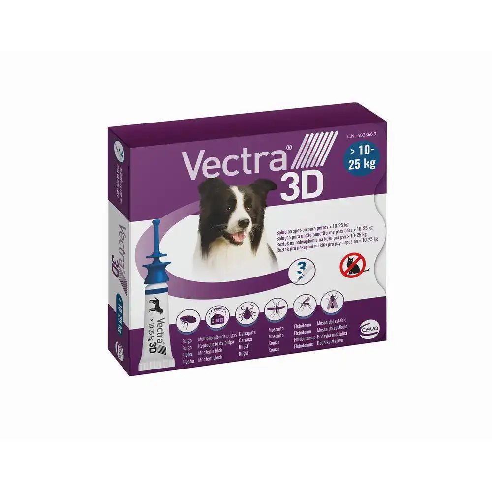 Pipette pour chien ceva 3d m 10 25 kg 3 unites_7590. DIAYTAR COTE D'IVOIRE - Votre Marché Virtuel au Côte d'Ivoire. Parcourez notre boutique en ligne pour trouver des trésors cachés, des articles indispensables du quotidien aux joyaux artistiques.