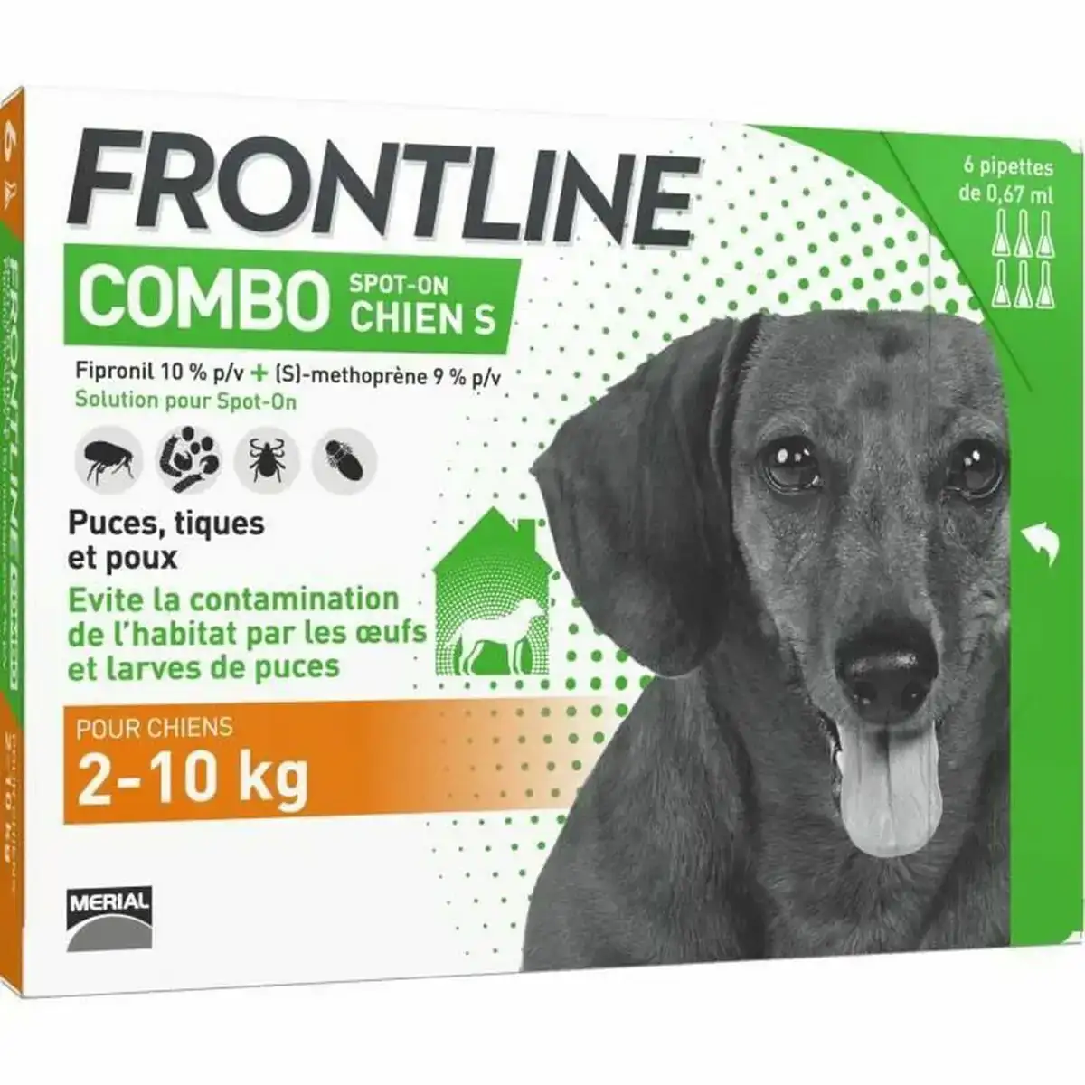 Pipette pour chien frontline combo 2 10 kg_2541. Entrez dans l'Univers de DIAYTAR COTE D'IVOIRE - Où Choisir est un Voyage. Explorez notre gamme diversifiée et trouvez des articles qui répondent à tous vos besoins et envies.
