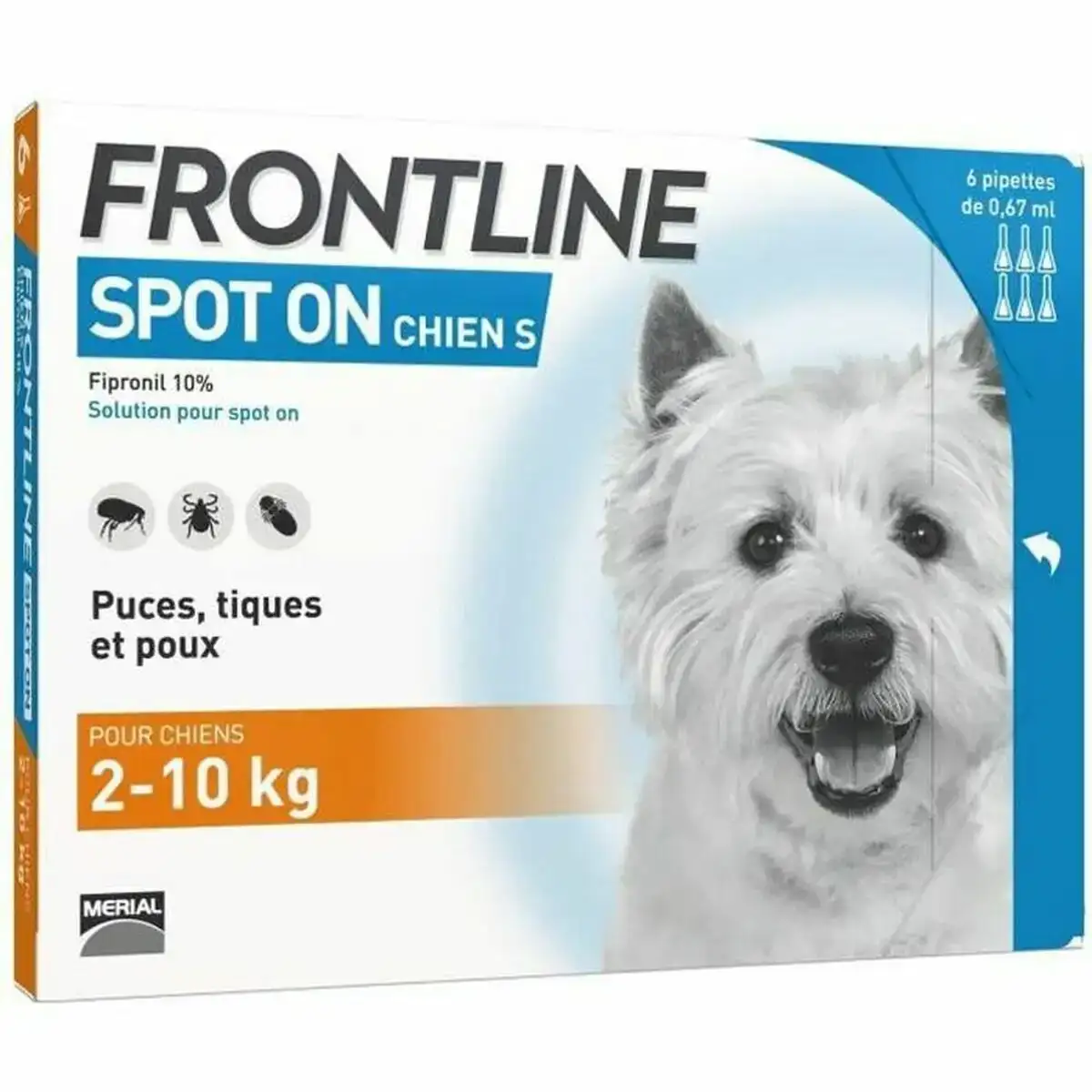 Pipette pour chien frontline spot on 2 10 kg_9931. Bienvenue chez DIAYTAR COTE D'IVOIRE - Où Choisir Rime avec Découvrir. Plongez dans notre catalogue et trouvez des produits qui révèlent la diversité et la richesse culturelle du Côte d'Ivoire.