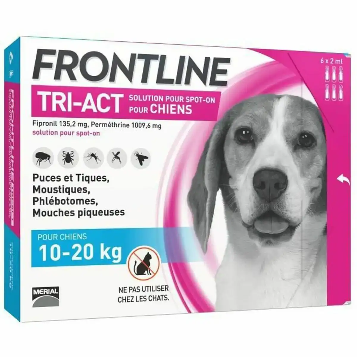 Pipette pour chien frontline tri act 10 20 kg_5003. Bienvenue chez DIAYTAR COTE D'IVOIRE - Où Chaque Objet a son Histoire. Découvrez notre sélection méticuleuse et choisissez des articles qui racontent l'âme du Côte d'Ivoire.