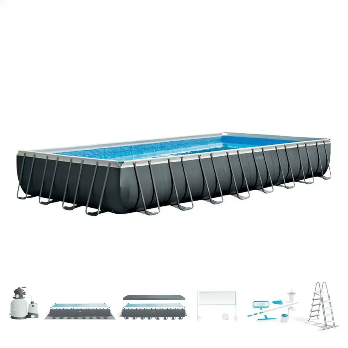 Piscine demontable intex 26378 975 x 132 x 488 cm_7639. DIAYTAR COTE D'IVOIRE - Votre Passage vers le Chic et l'Élégance. Naviguez à travers notre boutique en ligne pour trouver des produits qui ajoutent une touche sophistiquée à votre style.