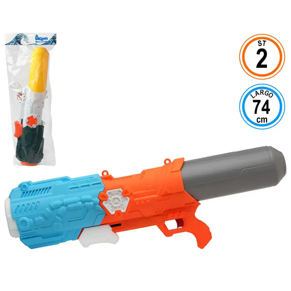 Pistolet a eau 74 cm_2707. DIAYTAR COTE D'IVOIRE - Votre Paradis Shopping au Cœur du Côte d'Ivoire. Explorez notre boutique en ligne et découvrez des produits conçus pour enchanter chaque aspect de votre vie.