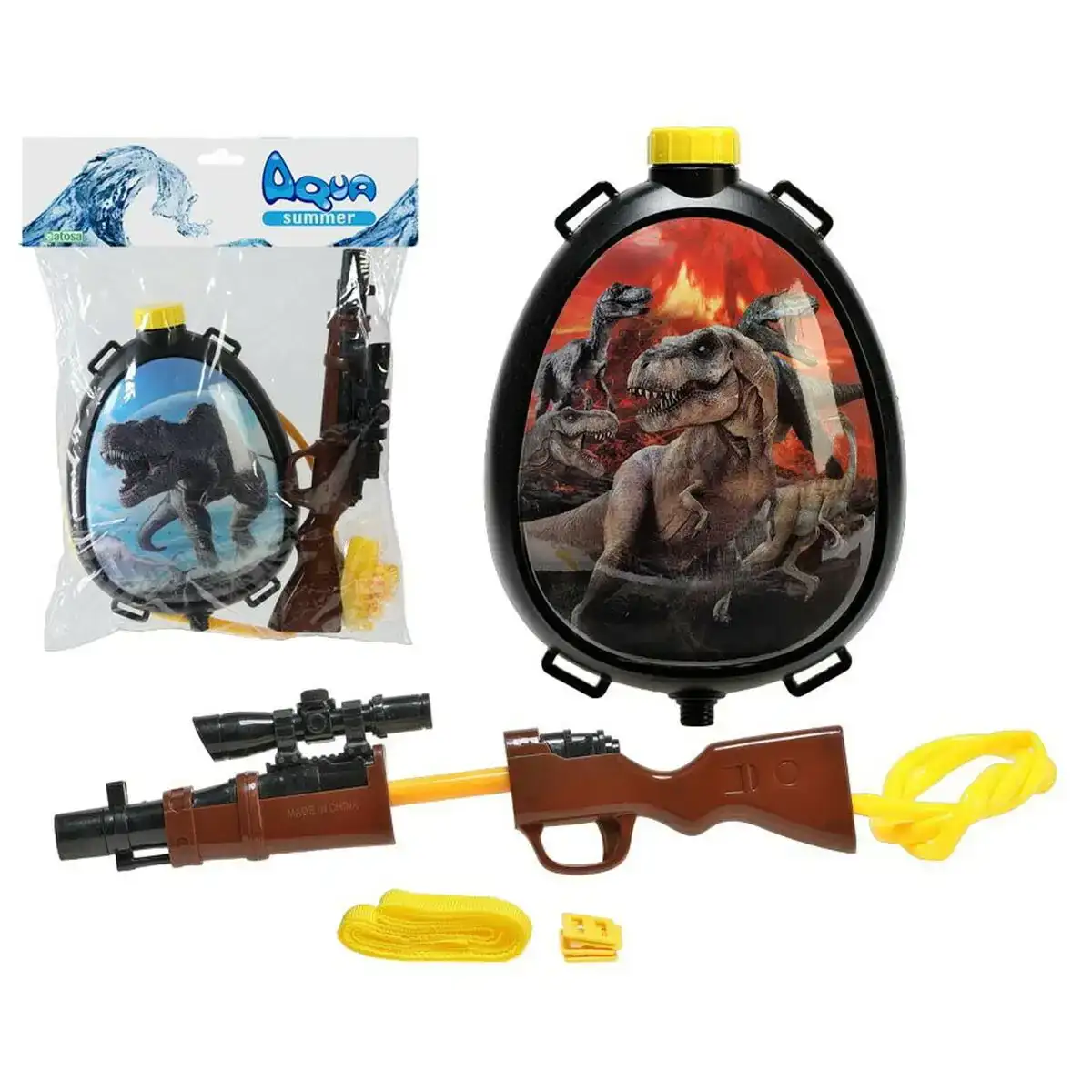 Pistolet a eau dinosaure 28 x 24 cm_8535. DIAYTAR COTE D'IVOIRE - L'Univers de l'Élégance Accessible. Plongez dans notre catalogue et choisissez des produits qui allient sophistication et accessibilité pour un shopping exquis.
