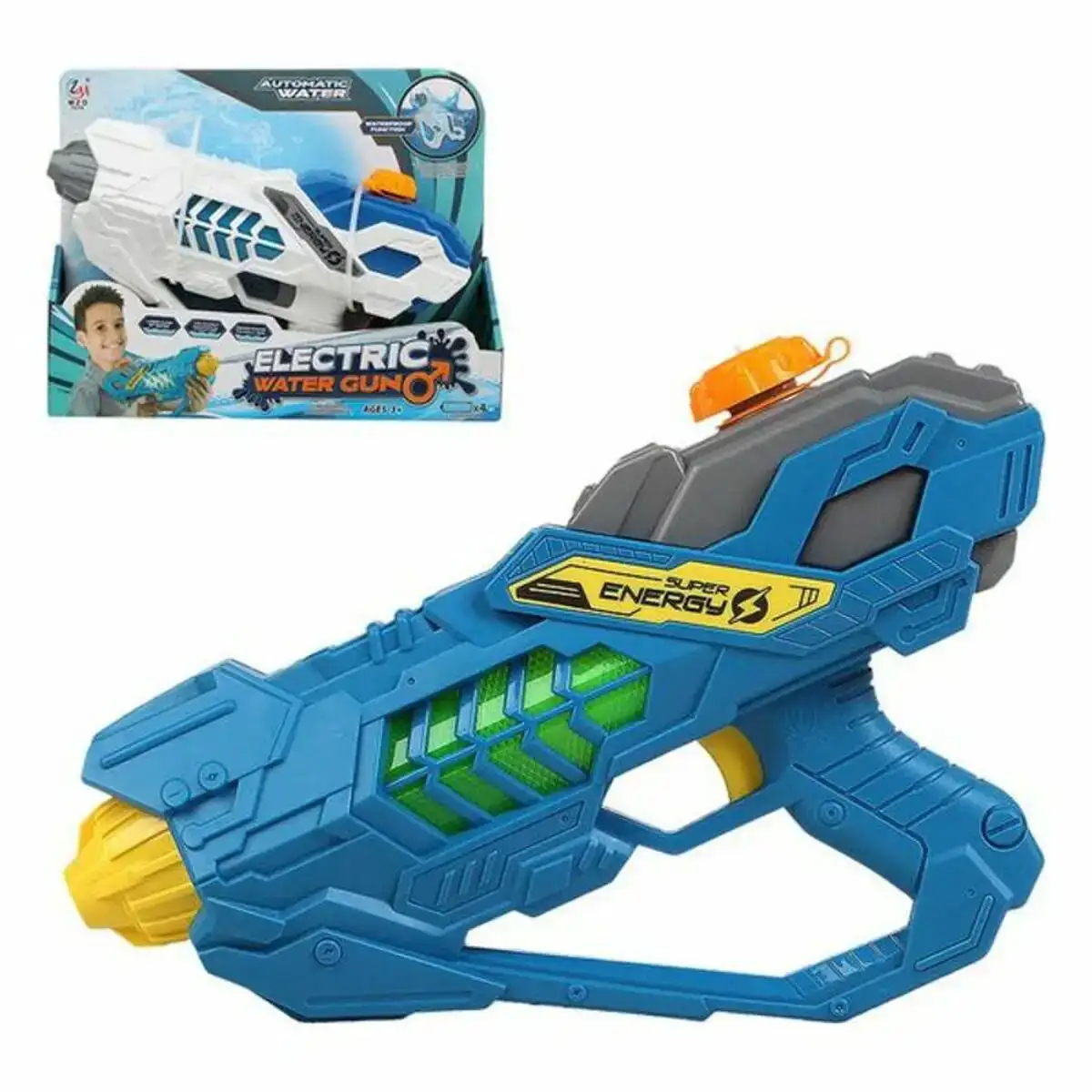 Pistolet a eau electric super energy 30 cm_7365. DIAYTAR COTE D'IVOIRE - Votre Passage vers l'Exceptionnel. Naviguez à travers notre sélection minutieuse et découvrez des articles qui apportent une touche spéciale à chaque instant de votre vie.
