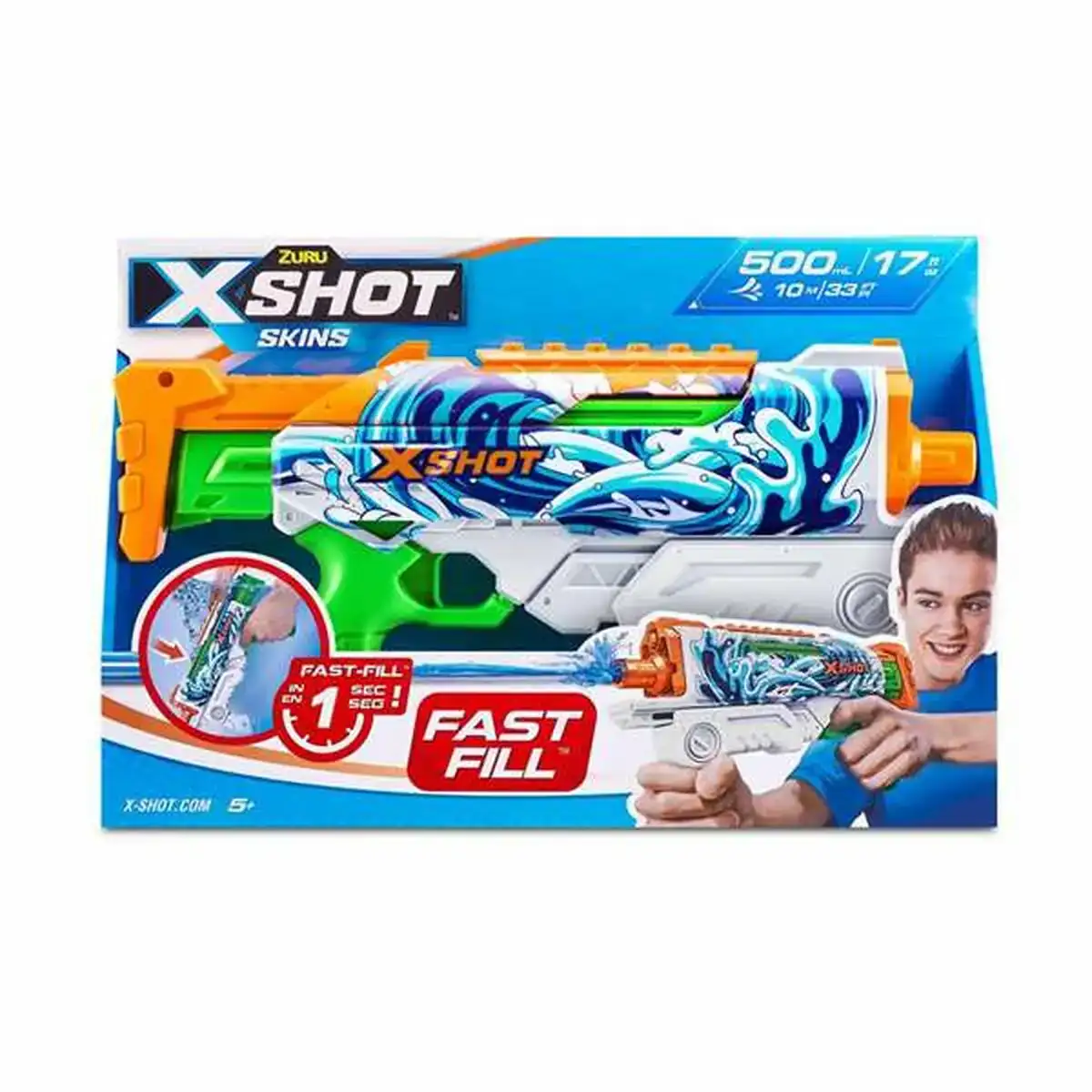Pistolet a eau x shot skins hyperload fast fill 34 x 17 x 6 cm_9168. Bienvenue chez DIAYTAR COTE D'IVOIRE - Où le Shopping Rime avec Diversité. Plongez dans notre univers de produits et découvrez des trésors qui représentent la richesse culturelle du Côte d'Ivoire.