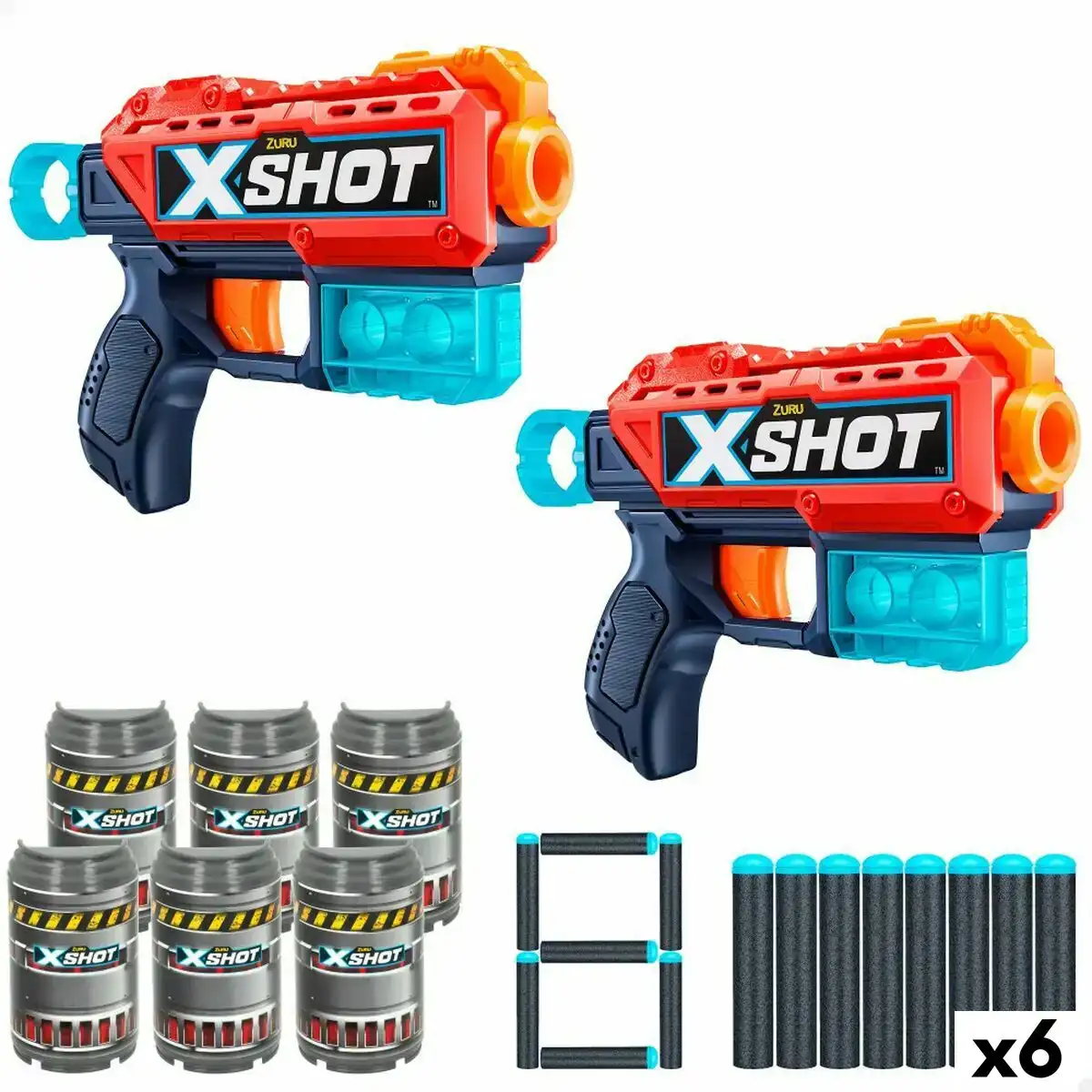 Pistolet a flechettes zuru kickback 20 x 13 x 4 cm 6 unites _4619. Entrez dans l'Univers de DIAYTAR COTE D'IVOIRE - Où Chaque Produit est une Découverte. Explorez notre gamme variée et trouvez des articles qui vous surprennent et vous inspirent.