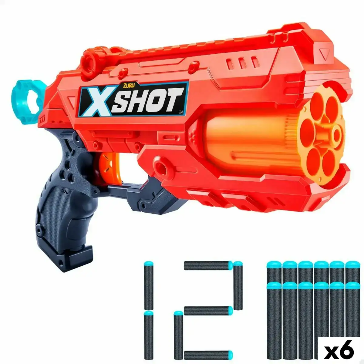 Pistolet a flechettes zuru reflex 6 28 x 17 5 x 6 cm 6 unites _8987. DIAYTAR COTE D'IVOIRE - L'Art de Choisir, l'Art de S'émerveiller. Explorez notre gamme de produits et laissez-vous émerveiller par des créations authentiques et des designs modernes.