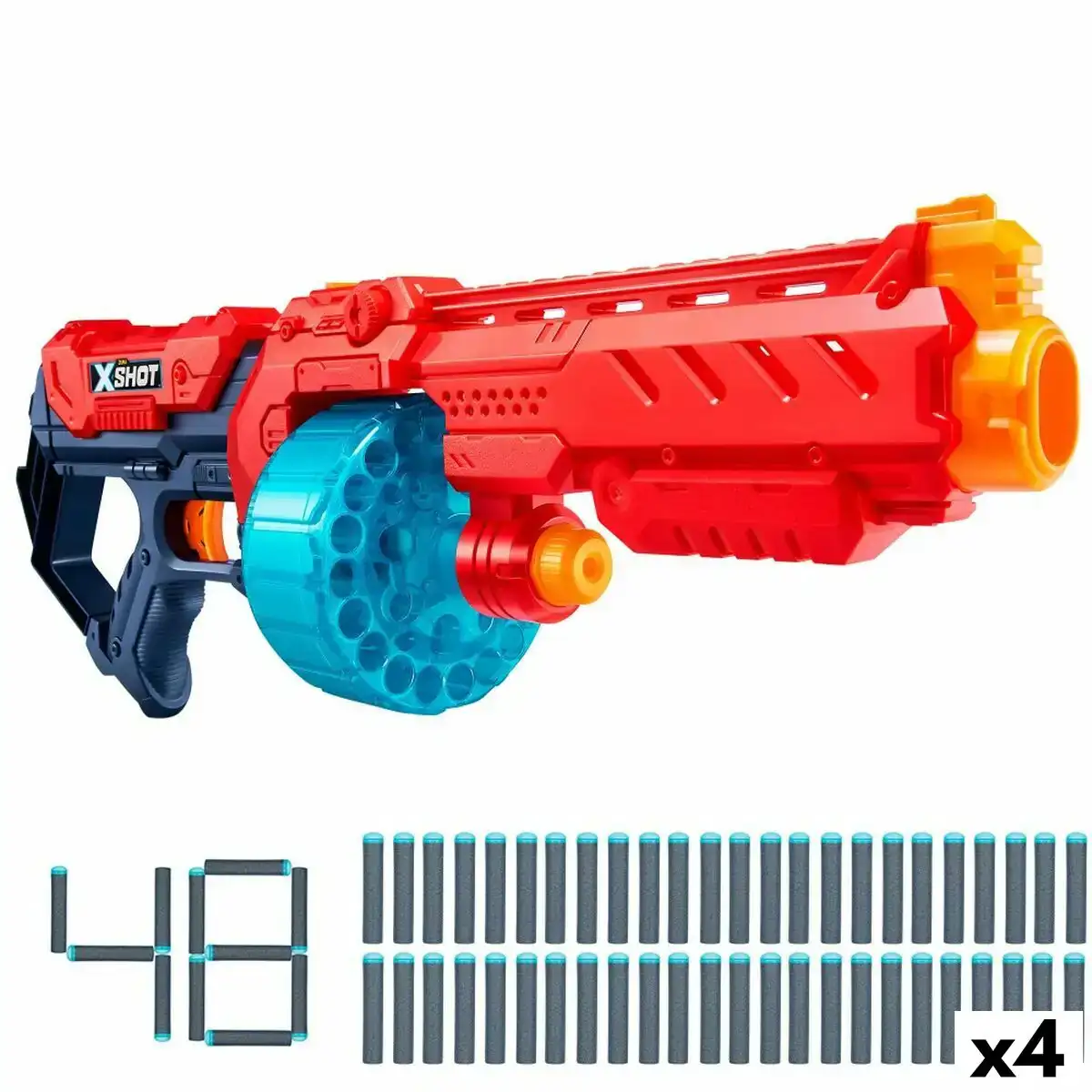 Pistolet a flechettes zuru turbo fire 57 x 19 5 x 12 5 cm 4 unites _6358. DIAYTAR COTE D'IVOIRE - Votre Plateforme Shopping de Confiance. Naviguez à travers nos rayons et choisissez des produits fiables qui répondent à vos besoins quotidiens.