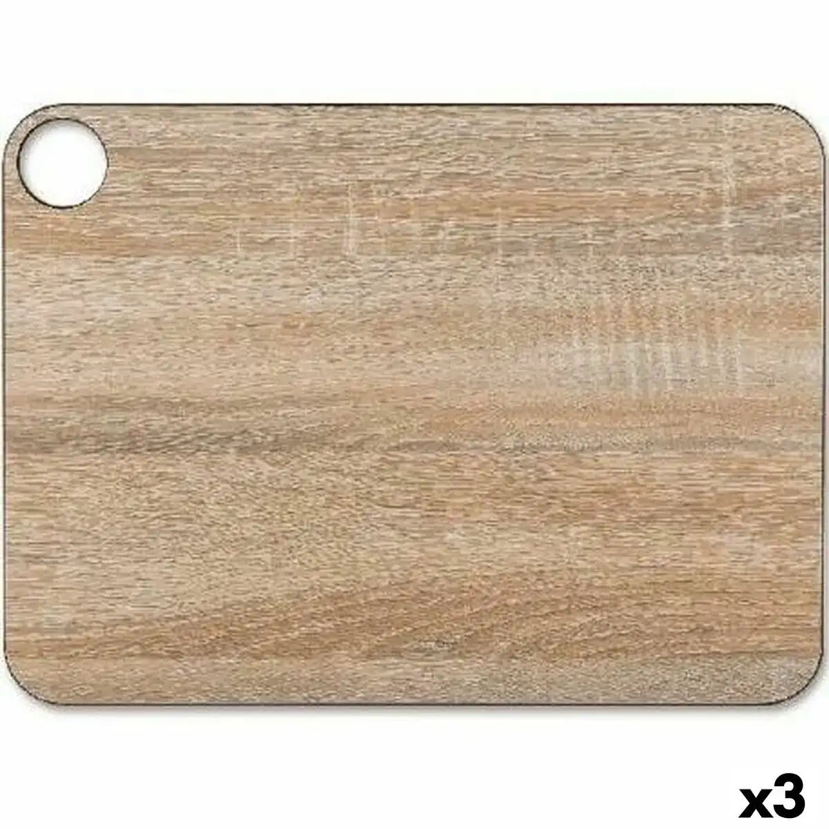 Planche a decouper arcos 37 7 x 27 7 cm marron resine fibre 3 unites _2220. DIAYTAR COTE D'IVOIRE - L'Art de Vivre le Shopping Éthique. Parcourez notre gamme et choisissez des produits qui reflètent notre engagement envers des pratiques durables.