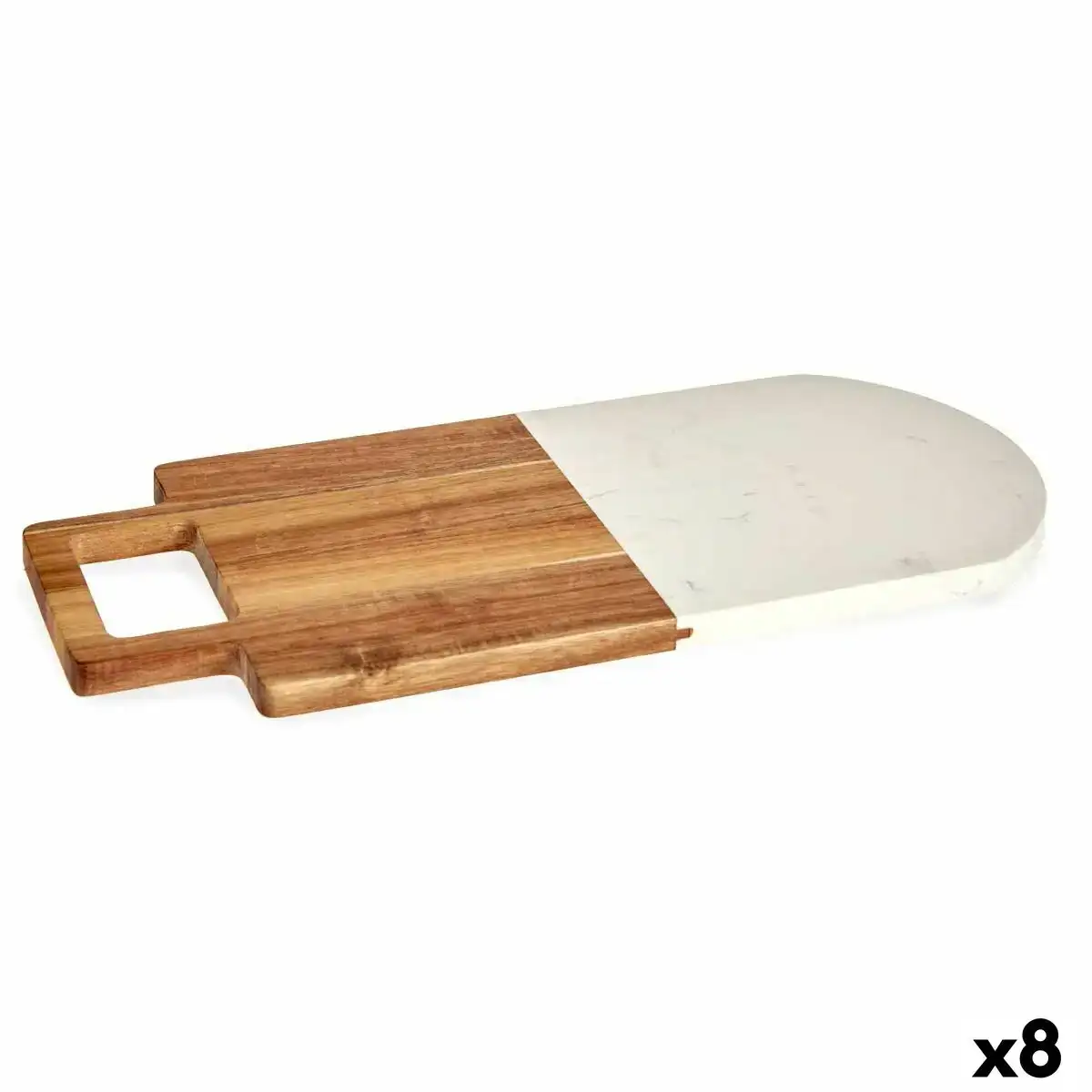 Planche a decouper blanc marbre bois d acacia 18 x 1 5 x 38 cm 8 unites _2138. DIAYTAR COTE D'IVOIRE - Là où le Shopping Devient une Expérience. Naviguez à travers notre catalogue diversifié et découvrez des produits qui ajoutent de la couleur et de la passion à votre vie.