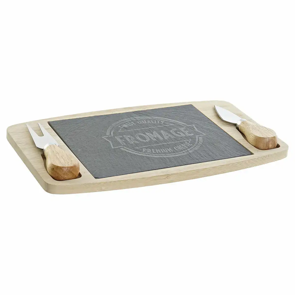 Planche a decouper dkd home decor noir naturel metal bambou plastique ardoise rectangulaire 28 x 17 x 2 3 cm_7228. DIAYTAR COTE D'IVOIRE - Là où le Shopping Devient une Expérience. Naviguez à travers notre catalogue diversifié et découvrez des produits qui ajoutent de la couleur et de la passion à votre vie.