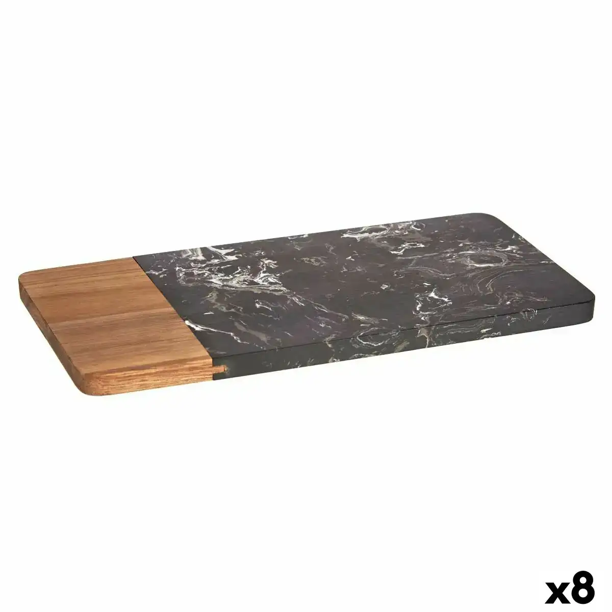 Planche a decouper noir marbre bois d acacia 15 x 1 3 x 30 cm 8 unites _9269. DIAYTAR COTE D'IVOIRE - L'Odyssée du Shopping à Votre Portée. Parcourez notre boutique en ligne et partez à la découverte d'articles qui rendront chaque jour spécial.