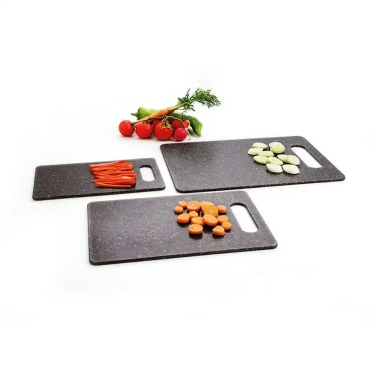 Planche a decouper quid renova quarz gris plastique_5781. DIAYTAR COTE D'IVOIRE - L'Art de Vivre l'Excellence au Quotidien. Explorez notre gamme et choisissez des produits qui ajoutent une note de prestige à votre vie.