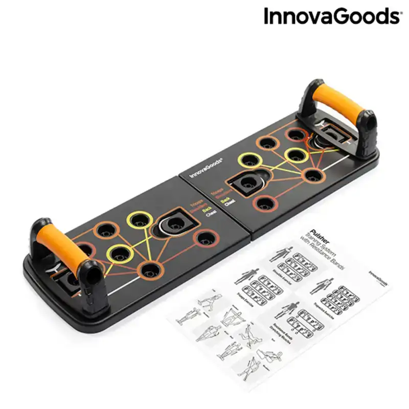 Planche de pompes push up avec bandes de resistance et guide d exercices pulsher innovagoods reconditionne c _4635. DIAYTAR COTE D'IVOIRE - Votre Passage Vers l'Excellence Shopping. Découvrez un catalogue en ligne qui offre une expérience d'achat exceptionnelle, avec des produits soigneusement sélectionnés pour satisfaire tous les goûts.