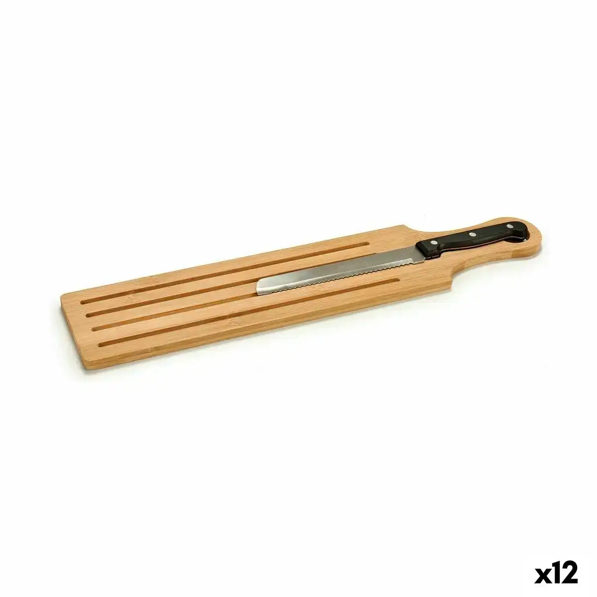 Planche en bambou a decouper le pain bambou 10 5 x 2 5 x 49 5 cm 12 unites _3921. DIAYTAR COTE D'IVOIRE - Là où Choisir est une Célébration de l'Artisanat. Explorez notre gamme variée et choisissez des produits qui incarnent la tradition et le talent des artisans du Côte d'Ivoire.