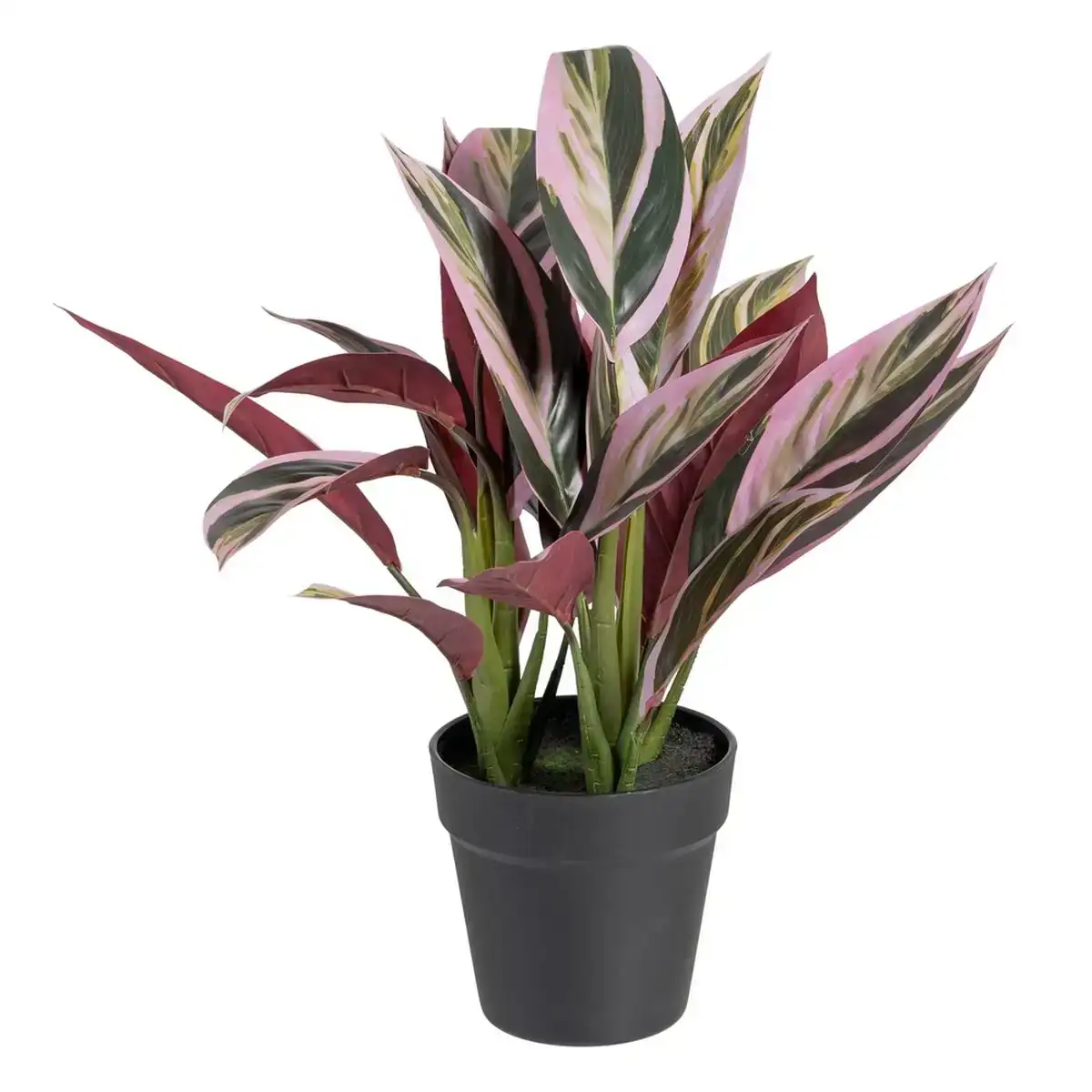 Plante decorative 44 x 39 x 48 cm rose vert pvc_1346. Entrez dans l'Univers de DIAYTAR COTE D'IVOIRE - Où Chaque Produit a son Histoire. Explorez notre catalogue et découvrez des trésors qui racontent la riche culture du Côte d'Ivoire.