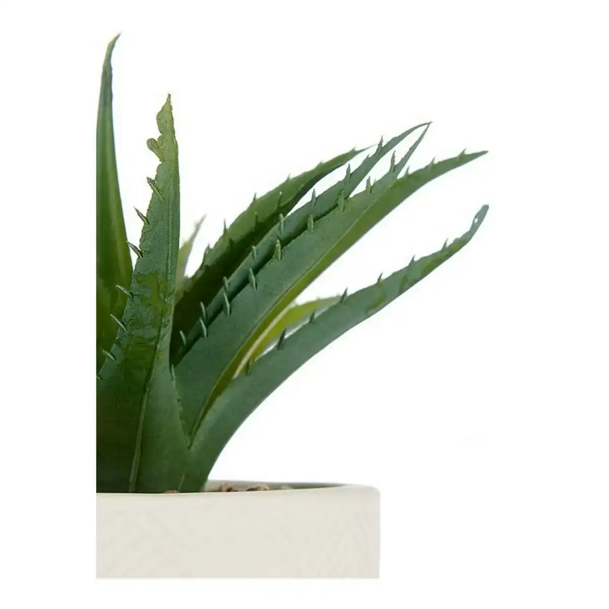 Plante decorative blanc vert plastique_5965. DIAYTAR COTE D'IVOIRE - Où Chaque Achat Raconte une Histoire. Explorez notre boutique en ligne et créez votre propre narration à travers notre diversité de produits, chacun portant une signification unique.