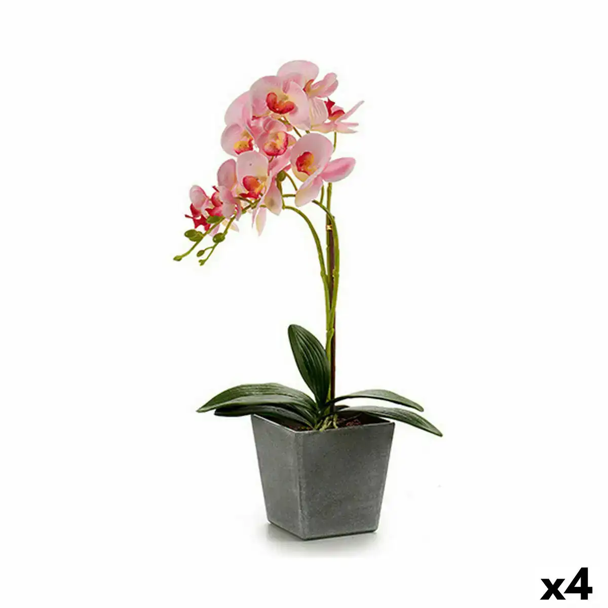 Plante decorative orchidee plastique 20 x 47 x 33 cm 4 unites _2101. DIAYTAR COTE D'IVOIRE - Où Chaque Produit est une Promesse de Qualité. Explorez notre boutique en ligne et choisissez des produits qui répondent à vos exigences élevées.