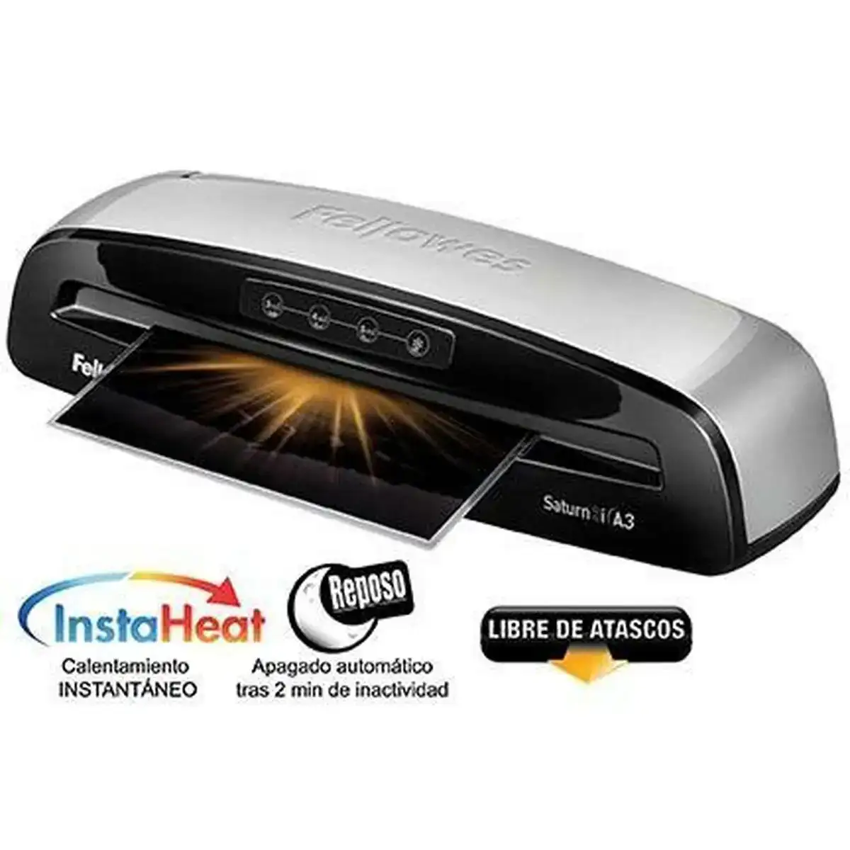 Plastifieuse fellowes saturn 3i noir argent_1574. DIAYTAR COTE D'IVOIRE - Où Choisir Devient une Découverte. Explorez notre boutique en ligne et trouvez des articles qui vous surprennent et vous ravissent à chaque clic.