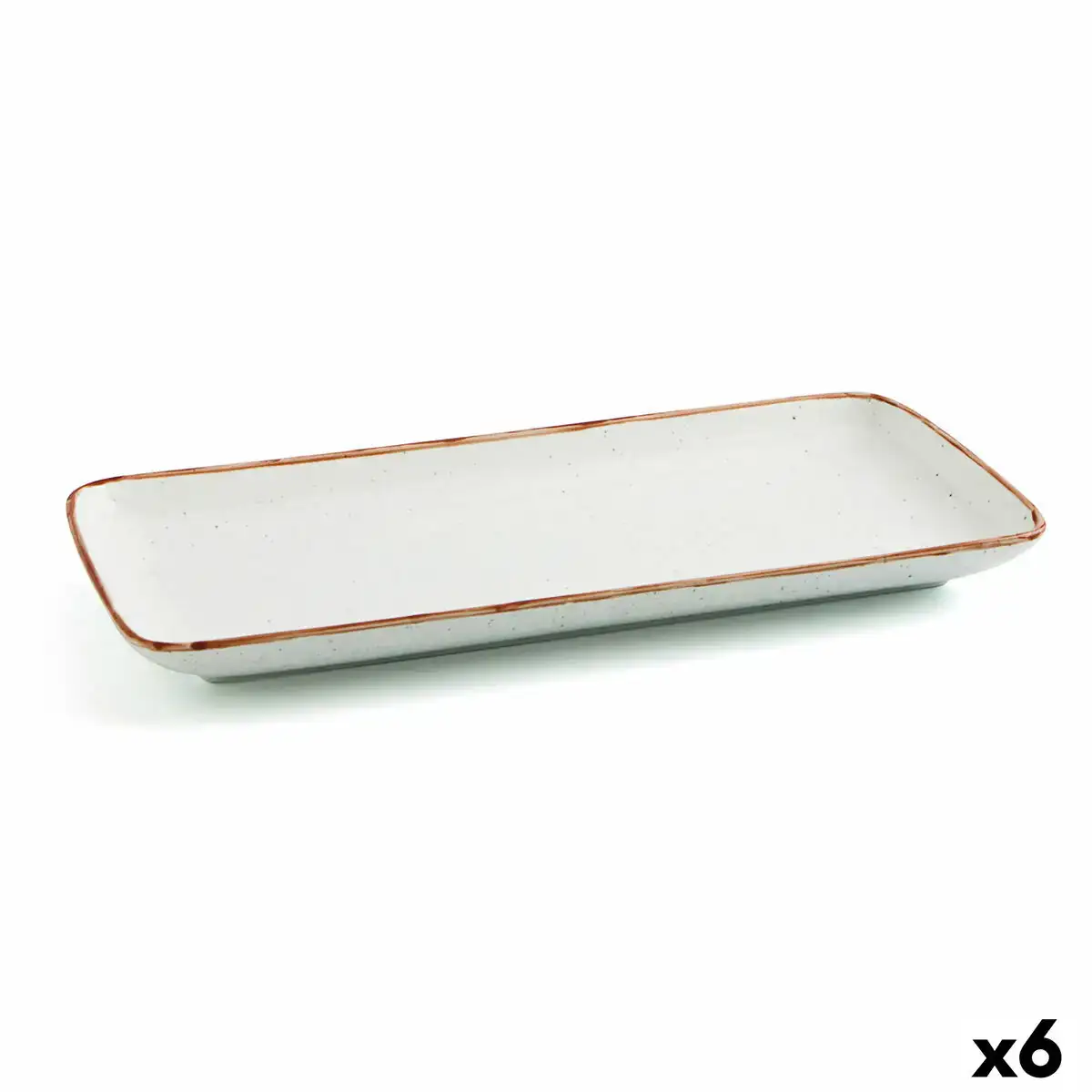 Plat a gratin ariane terra rectangulaire ceramique beige 36 x 16 5 cm 6 unites _5632. DIAYTAR COTE D'IVOIRE - Où Choisir est un Acte d'Amour pour le Côte d'Ivoire. Explorez notre boutique en ligne et choisissez des articles qui célèbrent la culture et l'artisanat du pays.