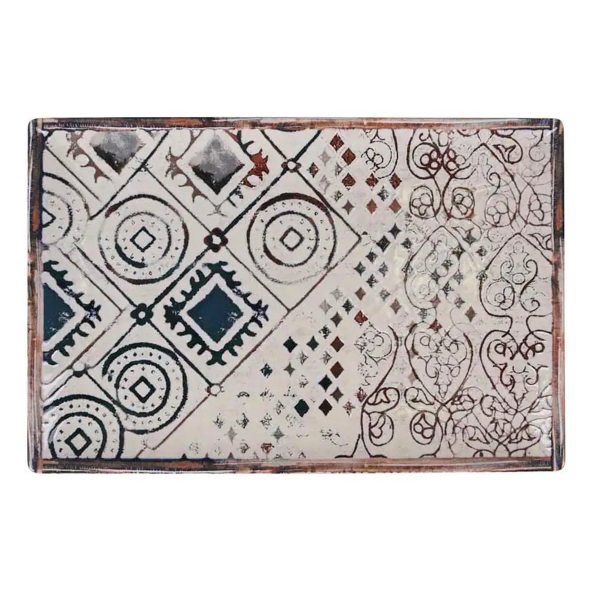 Plat a gratin la mediterranea grecia porcelaine rectangulaire 30 x 20 x 2 5 cm_9225. DIAYTAR COTE D'IVOIRE - Où Choisir est une Célébration de l'Artisanat Local. Découvrez notre boutique en ligne et choisissez des produits qui incarnent la passion des artisans sénégalais.