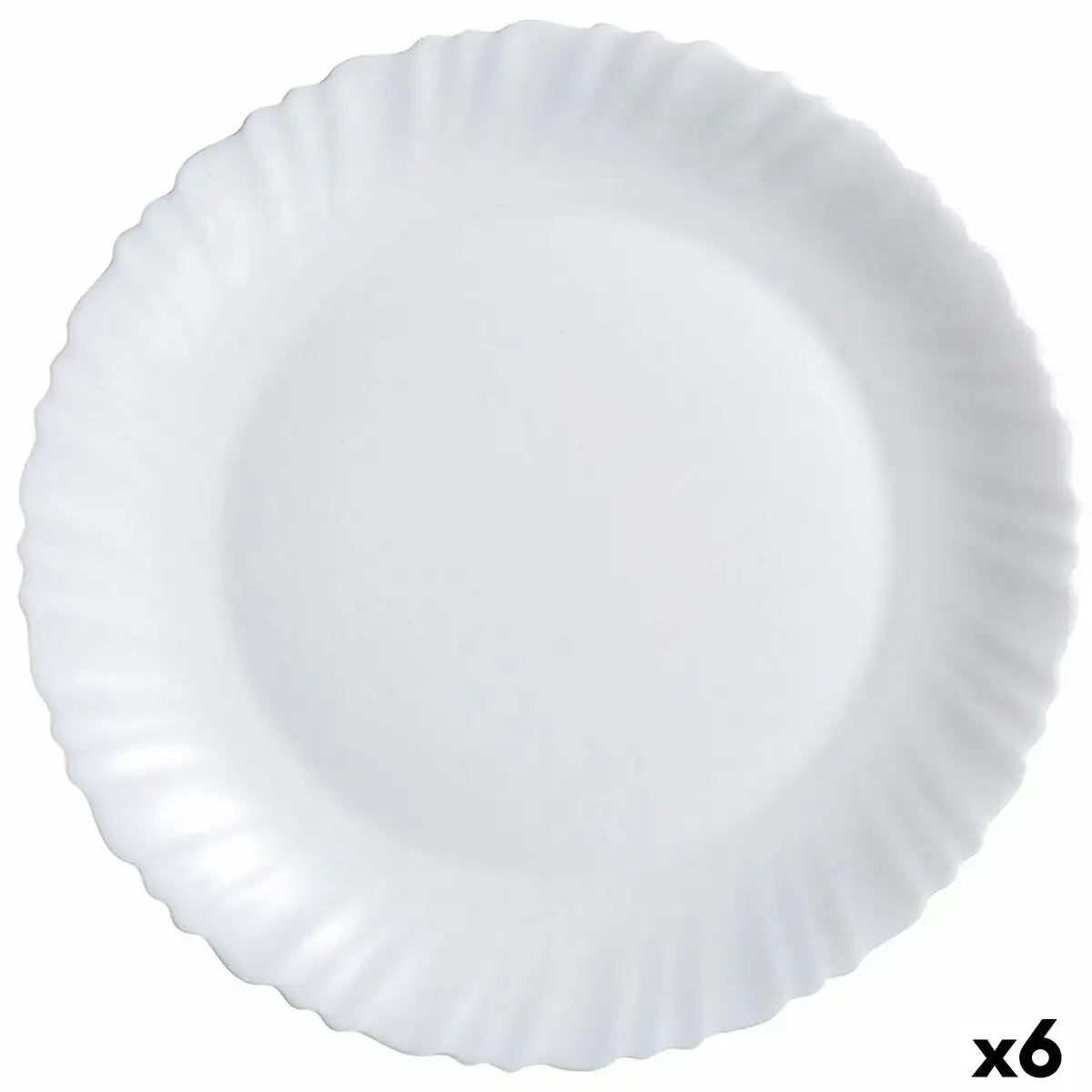 Plat a gratin luminarc feston blanc verre o 30 cm 6 unites _8226. DIAYTAR COTE D'IVOIRE - Là où Chaque Achat Contribue à un Rêve. Naviguez à travers notre boutique en ligne et soutenez des artisans talentueux tout en acquérant des trésors.