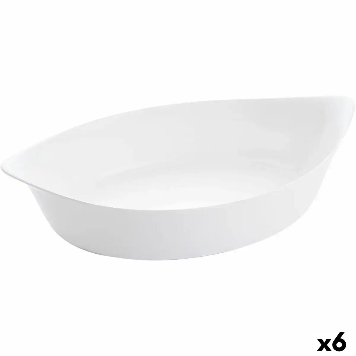 Plat a gratin luminarc smart cuisine oblongue blanc verre 6 unites 38 x 22 cm_1760. Bienvenue sur DIAYTAR COTE D'IVOIRE - Où Choisir est un Voyage Sensoriel. Plongez dans notre catalogue et trouvez des produits qui éveillent vos sens et embellissent votre quotidien.