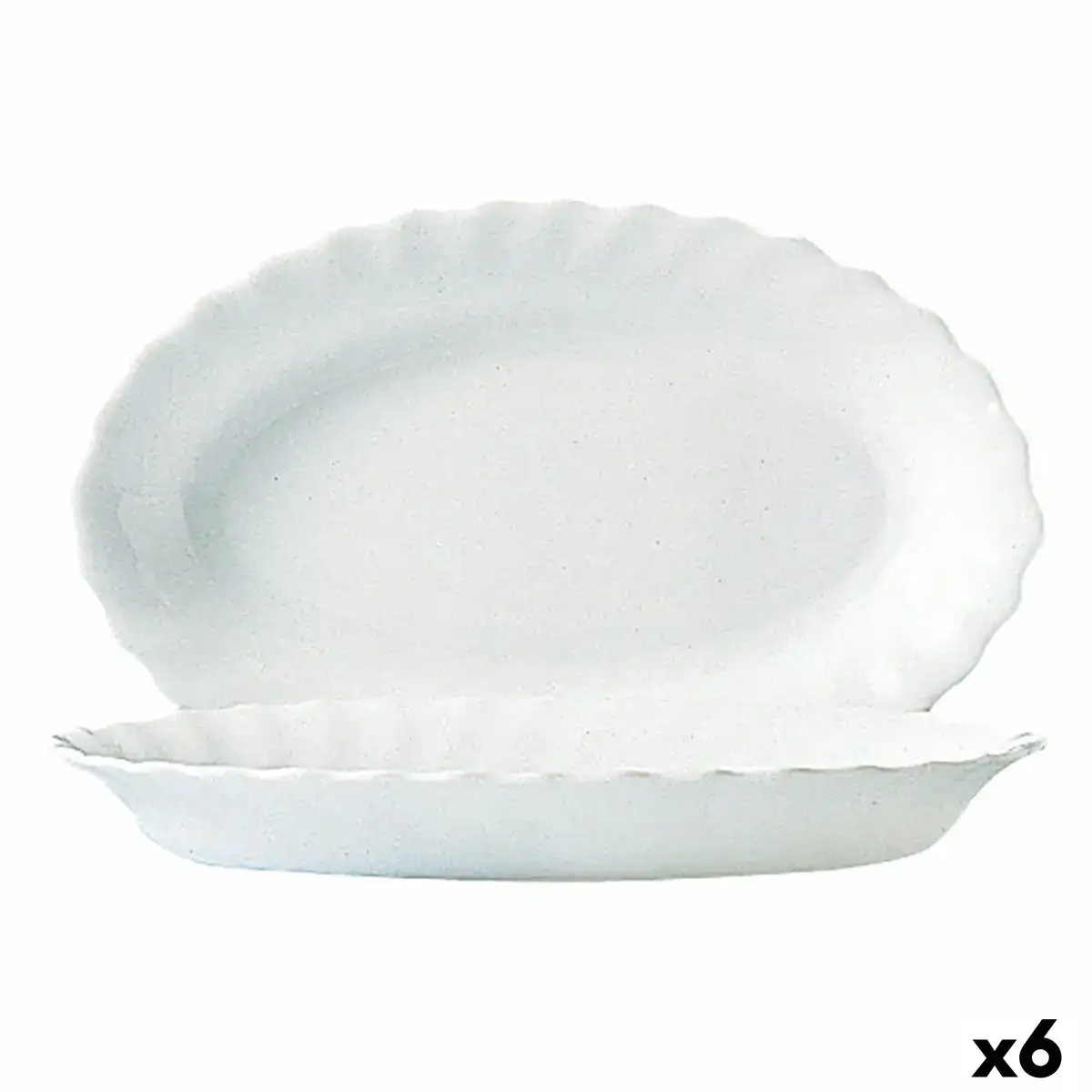 Plat a gratin luminarc trianon blanc verre o 35 cm 6 unites _1110. DIAYTAR COTE D'IVOIRE - Où Choisir Devient un Plaisir. Découvrez notre boutique en ligne et choisissez parmi une variété de produits qui satisferont tous vos besoins.