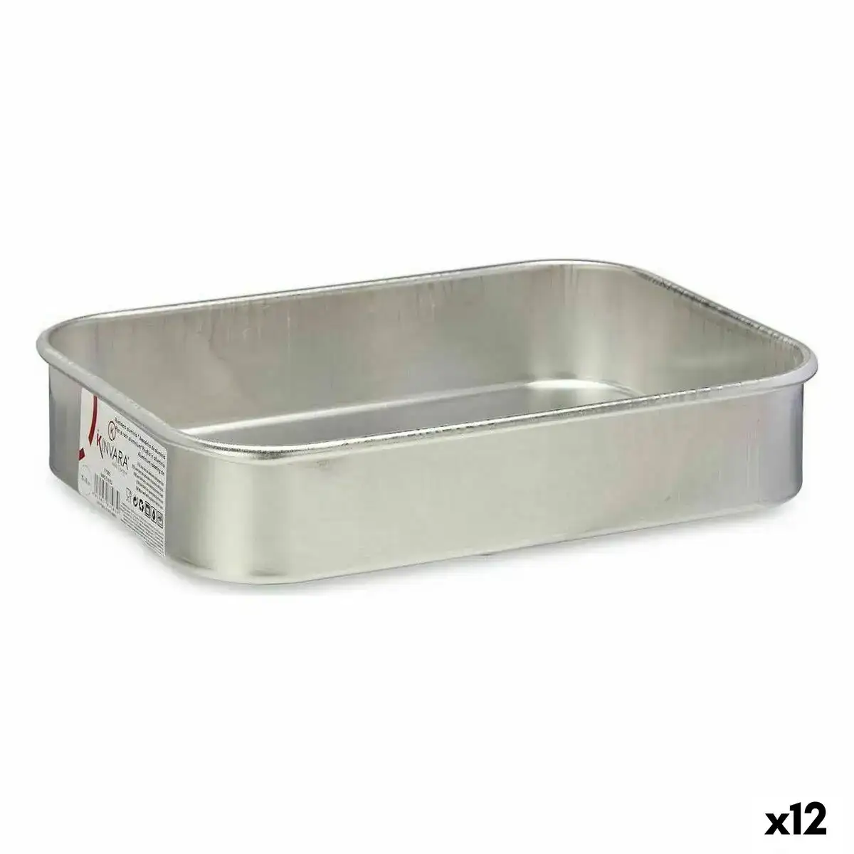 Plat a gratin o 18 cm argente aluminium 12 unites _7429. Entrez dans le Monde de DIAYTAR COTE D'IVOIRE - Où Chaque Produit Raconte une Histoire Unique. Explorez notre sélection et laissez-vous transporter par des récits à travers les articles que vous choisissez.