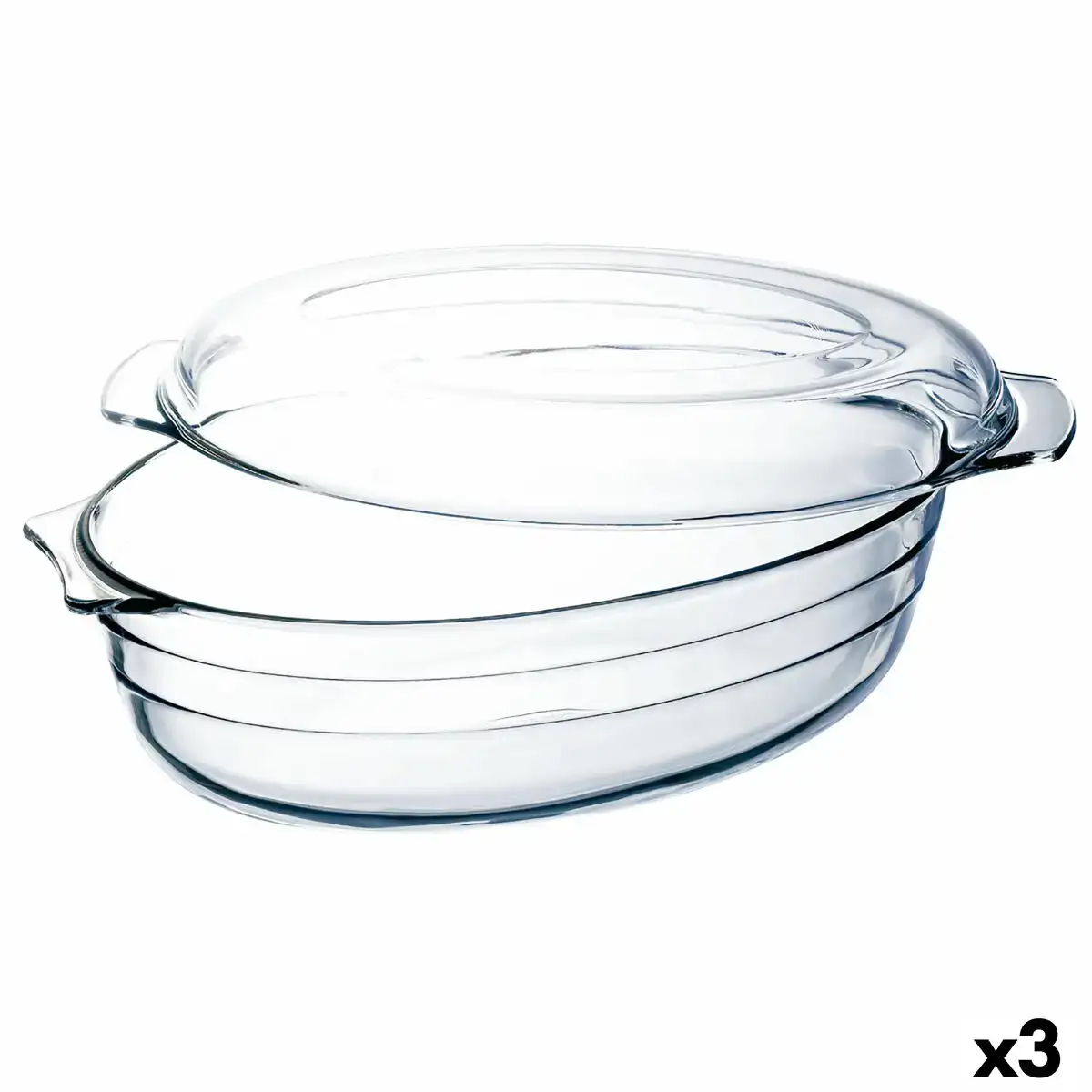 Plat a gratin o cuisine ocuisine vidrio avec couvercle 3 l 1 1 l transparent verre 3 unites_5388. DIAYTAR COTE D'IVOIRE - Votre Passage vers l'Exceptionnel. Explorez notre boutique en ligne, où chaque produit est choisi avec soin pour offrir une expérience de shopping inoubliable.