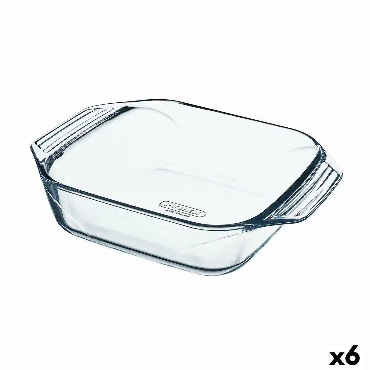 Plat a gratin pyrex irresistible carre transparent verre 6 unites 29 2 x 22 7 x 6 8 cm_3807. DIAYTAR COTE D'IVOIRE - L'Art de Magasiner sans Limites. Naviguez à travers notre collection diversifiée pour trouver des produits qui élargiront vos horizons shopping.