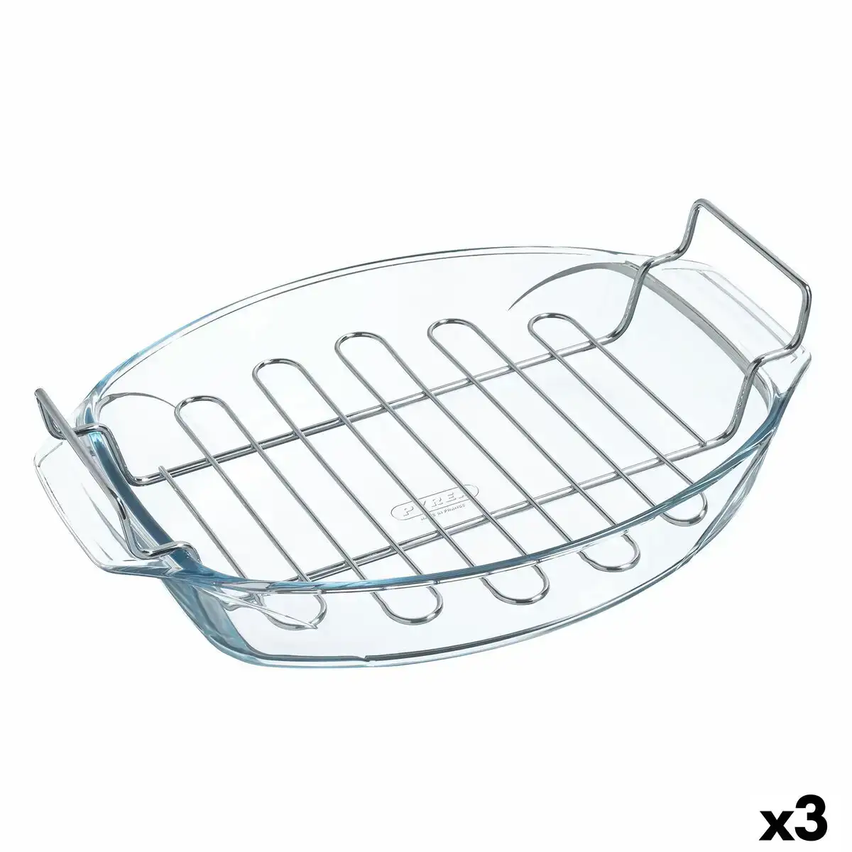 Plat a gratin pyrex irresistible oblongue grille 39 x 27 x 11 cm transparent verre 3 unites _6661. DIAYTAR COTE D'IVOIRE - Votre Source d'Inspiration Shopping. Parcourez nos rayons et trouvez des articles qui vous inspirent, que ce soit pour votre style, votre maison ou votre vie quotidienne.