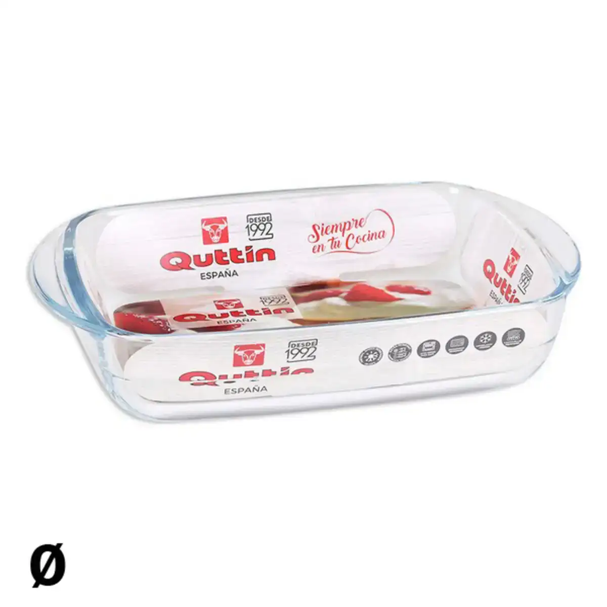 Plat a gratin quttin verre_2794. DIAYTAR COTE D'IVOIRE - Votre Escapade Shopping Virtuelle. Explorez notre boutique en ligne et dénichez des trésors qui évoquent la culture et le savoir-faire sénégalais, un clic à la fois.