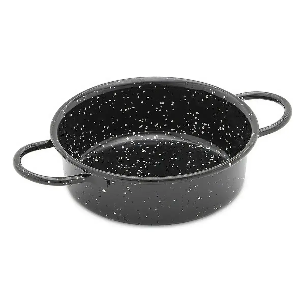 Plat a gratin vaello avec des poignees metal emaille o 12 cm _5687. DIAYTAR COTE D'IVOIRE - Où la Qualité est Notre Engagement. Explorez notre boutique en ligne pour découvrir des produits conçus pour vous apporter satisfaction et plaisir.