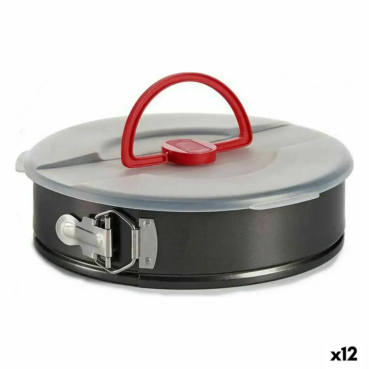 Plat a tarte avec couvercle noir rouge fer 27 x 7 x 27 cm 12 unites _8681. Découvrez DIAYTAR COTE D'IVOIRE - Là où le Choix Rencontre la Qualité. Parcourez notre gamme diversifiée et choisissez parmi des produits conçus pour exceller dans tous les aspects de votre vie.